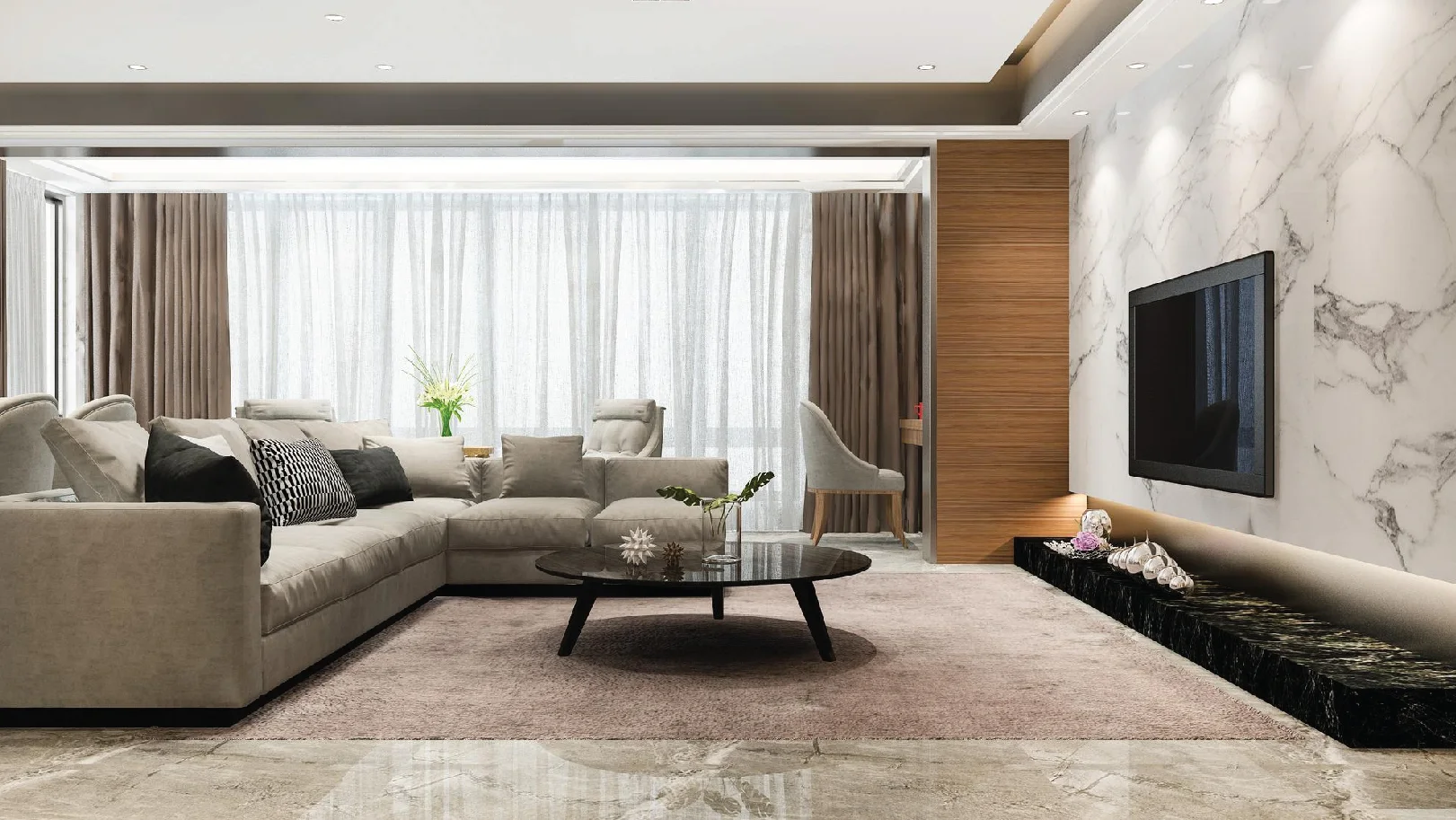 Mythri Sity 3 BHK apartment interior view at Sarjapur Road